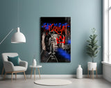 Style of Jean-Michel Basquiat Glass Wall Art || Designers Collection