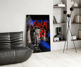 Style of Jean-Michel Basquiat Glass Wall Art || Designers Collection