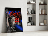 Style of Jean-Michel Basquiat Glass Wall Art || Designers Collection