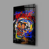 Style of Jean-Michel Basquiat Glass Wall Art || Designers Collection