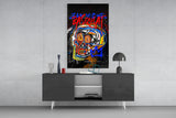 Style of Jean-Michel Basquiat Glass Wall Art || Designers Collection