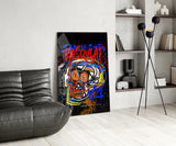 Style of Jean-Michel Basquiat Glass Wall Art || Designers Collection