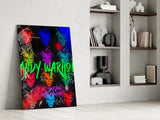 Andy Warhol and Himself Glass Wall Art || Designers Collection