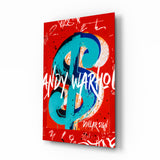 Andy Warhol and Dollar Glass Wall Art || Designers Collection