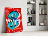 Andy Warhol and Dollar Glass Wall Art || Designers Collection