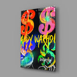 Andy Warhol and Dollar Glass Wall Art || Designers Collection