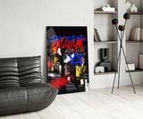 Style of Jean-Michel Basquiat Glass Wall Art || Designers Collection