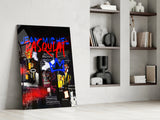 Style of Jean-Michel Basquiat Glass Wall Art || Designers Collection