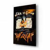 Style of Jean-Michel Basquiat Glass Wall Art || Designers Collection