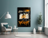 Style of Jean-Michel Basquiat Glass Wall Art || Designers Collection