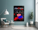 Style of Jean-Michel Basquiat Glass Wall Art || Designers Collection