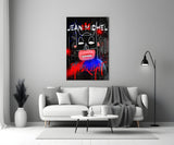 Style of Jean-Michel Basquiat Glass Wall Art || Designers Collection