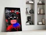 Style of Jean-Michel Basquiat Glass Wall Art || Designers Collection