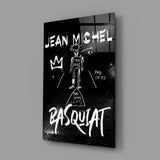 Style of Jean-Michel Basquiat Glass Wall Art || Designers Collection