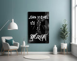 Style of Jean-Michel Basquiat Glass Wall Art || Designers Collection