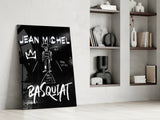 Style of Jean-Michel Basquiat Glass Wall Art || Designers Collection