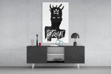 Style of Jean-Michel Basquiat Glass Wall Art || Designers Collection