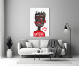 Style of Jean-Michel Basquiat Glass Wall Art || Designers Collection