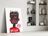 Style of Jean-Michel Basquiat Glass Wall Art || Designers Collection