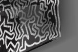 Style of Keith Haring Glass Wall Art || Designers Collection