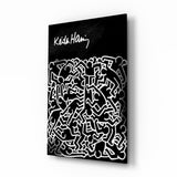 Style of Keith Haring Glass Wall Art || Designers Collection