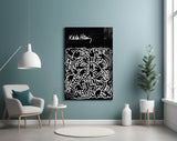 Style of Keith Haring Glass Wall Art || Designers Collection