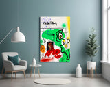 Style of Keith Haring Glass Wall Art || Designers Collection