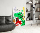 Style of Keith Haring Glass Wall Art || Designers Collection