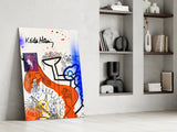 Style of Keith Haring Glass Wall Art || Designers Collection