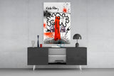 Style of Keith Haring Glass Wall Art || Designers Collection