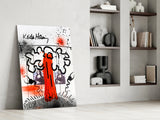 Style of Keith Haring Glass Wall Art || Designers Collection