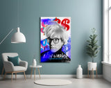 Andy Warhol Glass Wall Art || Designers Collection