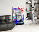 Andy Warhol Glass Wall Art || Designers Collection