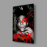 Jean-Michel Basquiat Glass Wall Art || Designers Collection