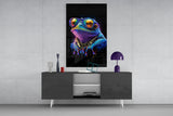 Cool Frog Glass Wall Art || Designers Collection