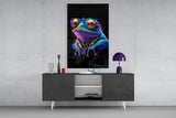 Cool Frog Glass Wall Art || Designers Collection