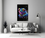 Cool Frog Glass Wall Art || Designers Collection