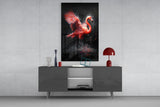 Flamingo Glass Wall Art || Designer's Collection