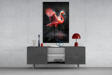 Flamingo Glass Wall Art || Designer's Collection