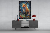 The Fox Glass Wall Art || Designer's Collection