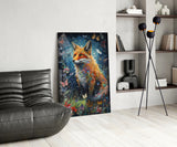 The Fox Glass Wall Art || Designer's Collection