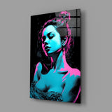 Girl Glass Wall Art || Designer's Collection