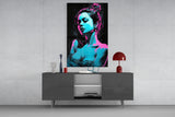 Girl Glass Wall Art || Designer's Collection