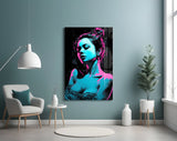 Girl Glass Wall Art || Designer's Collection