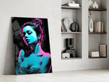 Girl Glass Wall Art || Designer's Collection