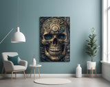 The Skull Glass Wall Art || Designer's Collection