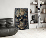 The Skull Glass Wall Art || Designer's Collection