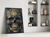 The Skull Glass Wall Art || Designer's Collection