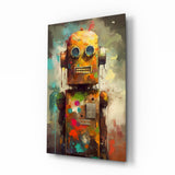 Robocute Glass Wall Art || Designer's Collection