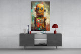 Robocute Glass Wall Art || Designer's Collection